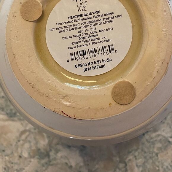 Project 62 Reactive Blue Large Bud Vase - Picture 4 of 5